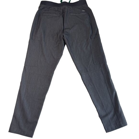 Figs Technical Collection Cargo Scrub Pants Straight Leg Gray SZ S Pockets - Picture 2 of 9